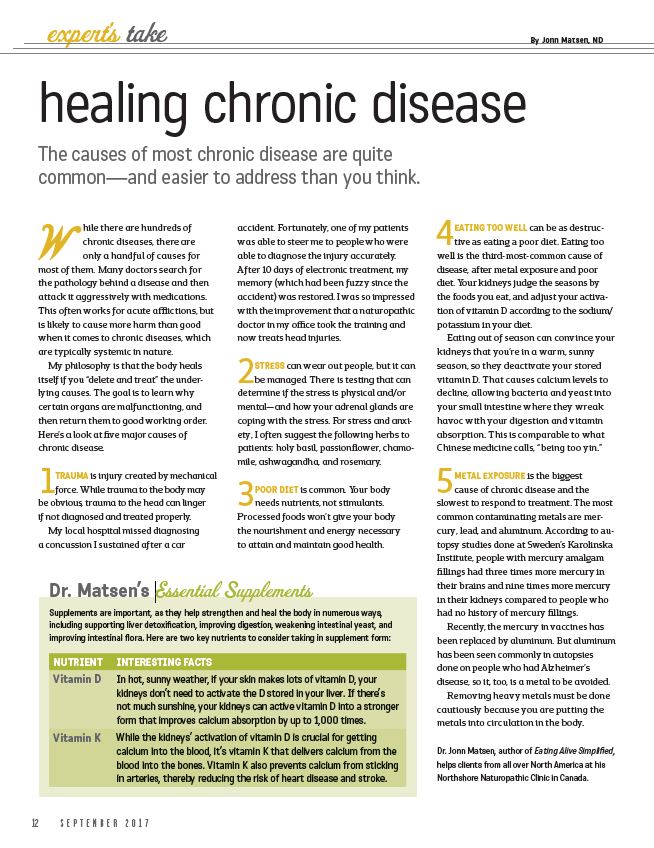 Healing Chronic Disease